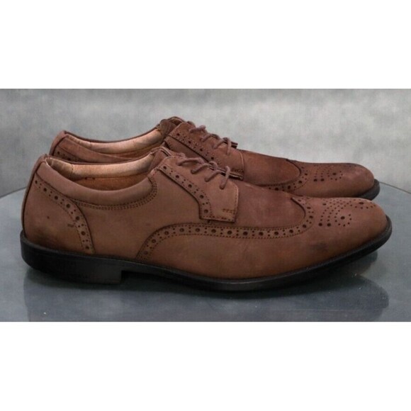 Clarks Collection Men\'s Wingtip Comfort Dress Shoes Size 9.5 Leather Brown main image 9